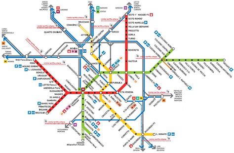 Mappa Metro Milano