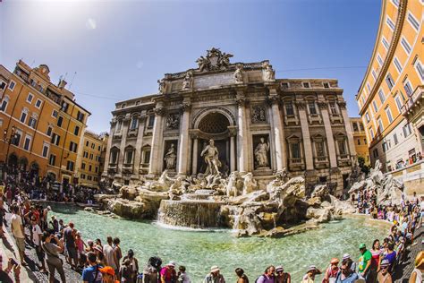 The Amazing Trevi Fountain In Rome Italy