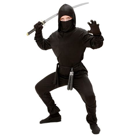 Black Ninja Costume Partyworld