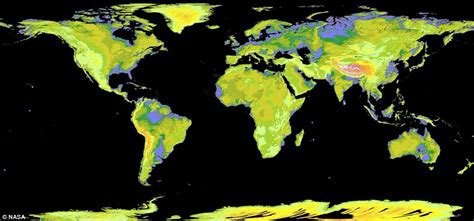 Nasas Aster Satellite Map Reveals 99 Of Earths Land