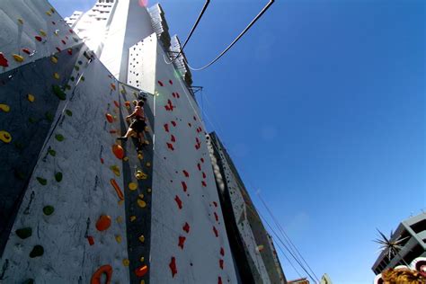 Worlds Tallest Climbing Wall Opens On The Side Of A