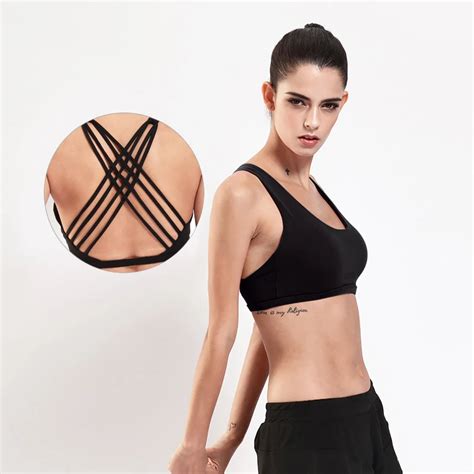 2017 New Yoga Sports Bras Ladies Gym Shock Running Sexy Sports Underwear Professional Fitness