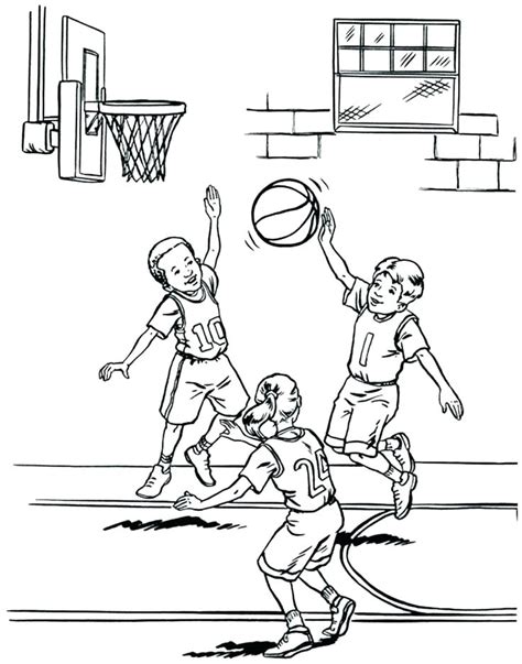 Basketball colorings town free crafts birthday kids playing. Kobe Bryant Coloring Pages at GetColorings.com | Free ...