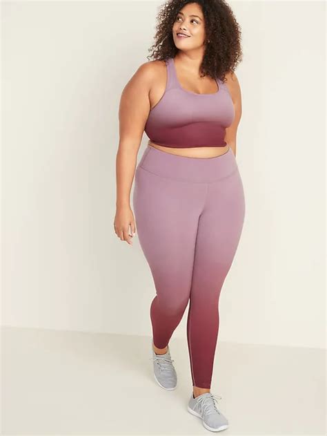 Medium Support Ombré Plus Size Sports Bra Old Navy Gym Clothes