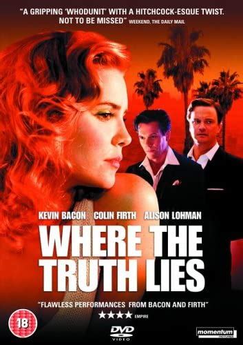 Where The Truth Lies Dvd Amazon Co Uk Kevin Bacon Colin Firth Alison Lohman Sonja Bennett