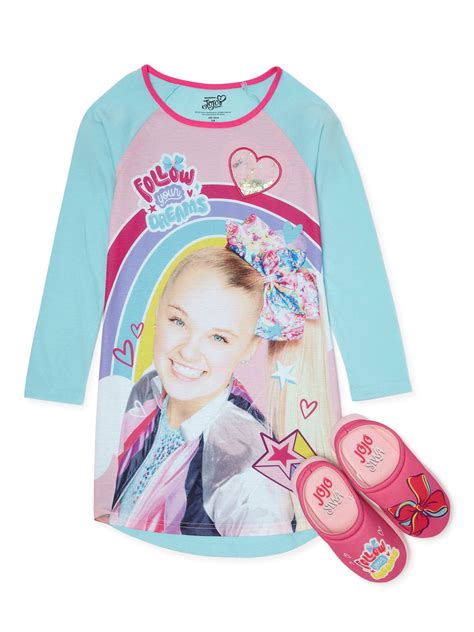 Choose from contactless same day delivery, drive up and more. JoJo Siwa - Jojo Siwa Girls Pajama Nightgown Sizes 4-12 ...