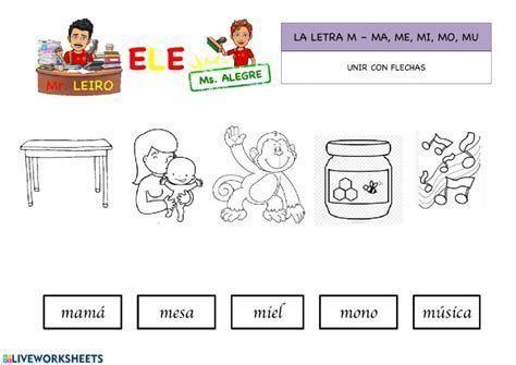 Las S Labas Ma Me Mi Mo Mu Interactive Worksheet C