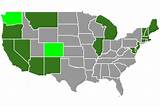 Map Of States With Legal Marijuana
