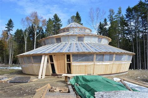 The End Of A Trail The Wooden Yurt Wooden Yurt Yurt Two Story Yurt