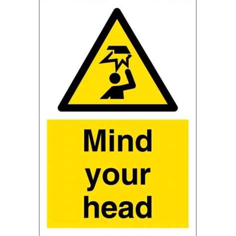 Mind Your Head Signs From Key Signs Uk