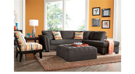 Orange And Gray Living Room Inspiration And Ideas For Decorating