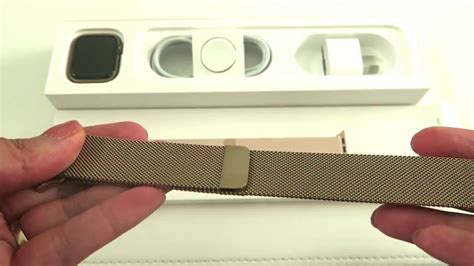 Apple Watch Series 4 Gold Stainless Steel Case Unboxing Youtube