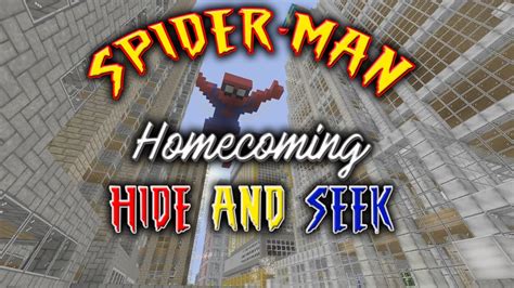 Hide And Seek Spider Man Homecoming Minecraft Xbox Youtube