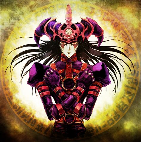 I believe dark magician of chaos is an upgraded dark magician based on {{dedication through light and darkness}} effect. Dark Magician of Chaos/#1418449 - Zerochan