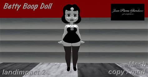 Second Life Marketplace Betty Boop Doll Mesh