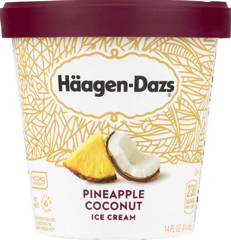 Haagen Dazs Pineapple Coconut Ice Cream Haagen Dazs74570610075