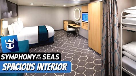 Symphony Of The Seas Spacious Interior Stateroom Tour Review 4K