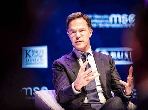 Kan hij natuurlijk ook niks. NATO Engages: Innovating the Alliance: Mark Rutte - Munich ...