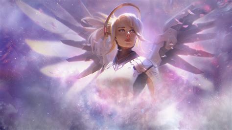 Download Mercy Overwatch Video Game Overwatch Hd Wallpaper By Sp4zzo
