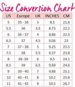 Us Womens Shoe Size Chart Wordacross Net