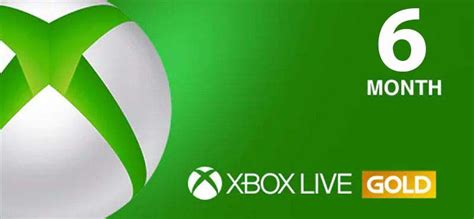 Buy Xbox Live Gold 6 Months Membership Xbox Xbox Live Games