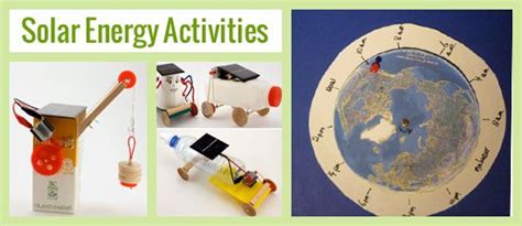Solar Energy Activities A Little Advanced For Preschoolers But The