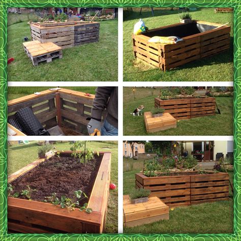 Building A Raised Garden Bed With Pallets Homeplancloud
