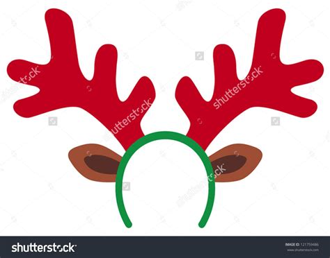 christmas deer antlers clipart - ClipartFox | Navidad divertida, Rangifer tarandus, Renos navideños