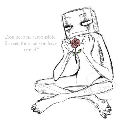 Minecraft Enderman Drawing at GetDrawings | Free download