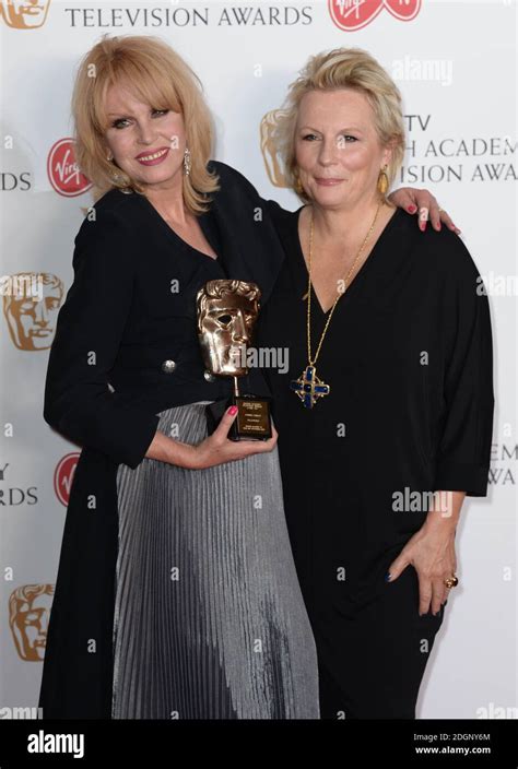 Jennifer Saunders R Presents Joanna Lumley With The Bafta Fellowship