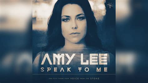 Amy Lee Speak To Me Lyrics In Db Youtube