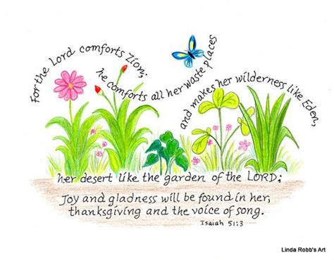 The Beautiful Scripture From Isaiah 513 Is Incorporated Into A Flower