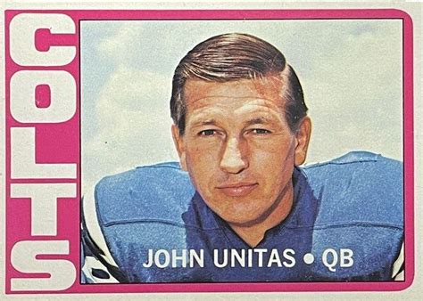 John Unitas 165 Prices 1972 Topps Football Cards