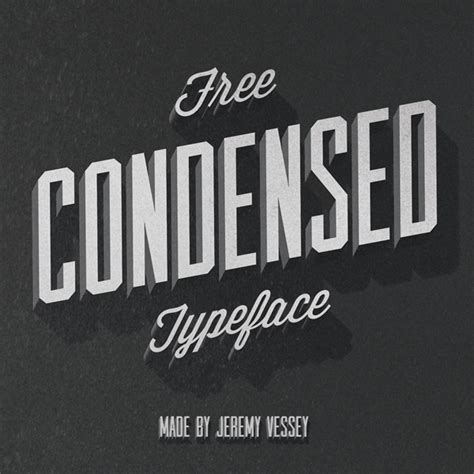 25 Free Condensed Fonts For Designers Graphic Design Junction