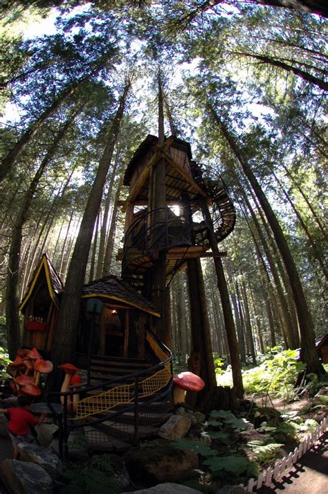 Maybe you would like to learn more about one of these? Amazing treehouse somewhere in Canada. Because Canada is ...