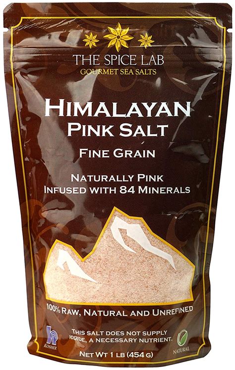 The Spice Lab Gourmet Salts Himalayan Pink Salt Fine Grain 1