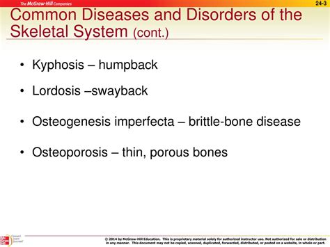 Ppt Common Diseases And Disorders Of The Skeletal System Powerpoint