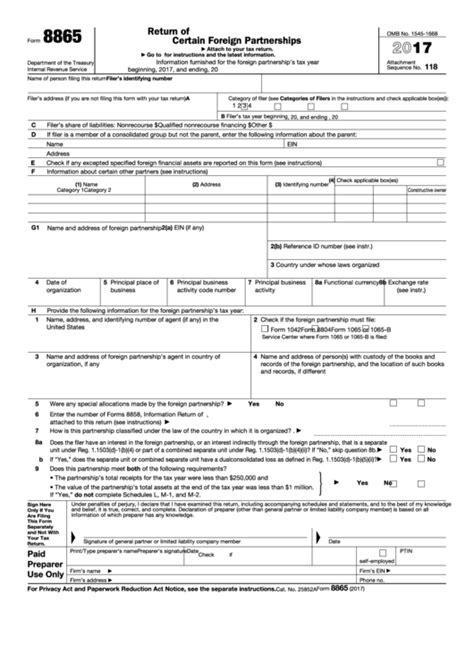 Dskp sains tingkatan 1, may 2015). Fillable Form 8865 - Return Of U.s. Persons With Respect ...