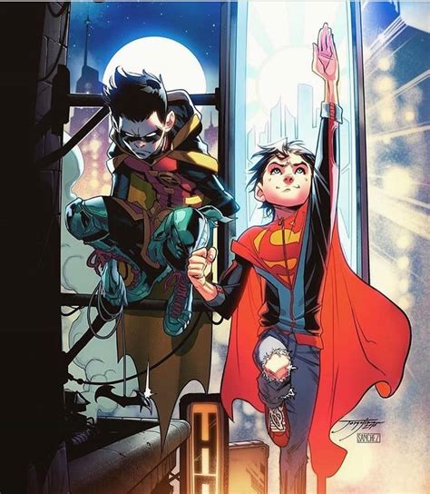 Damian Wayne And Jon Kent 🎨 B Comics Superhero Superhero Art