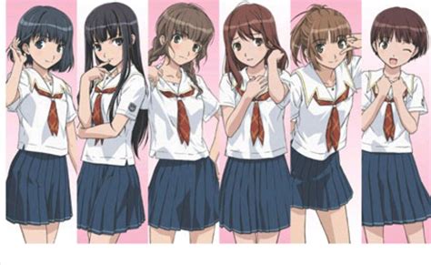 Six Friends Friend Anime Anime Girl Anime
