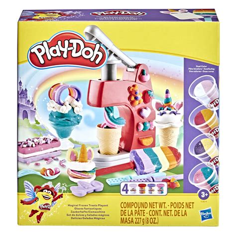 Play Doh Magical Frozen Treats Ice Cream Playset Unicorn Toys For 3
