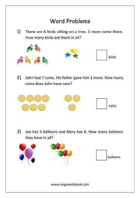 By the time you reach the end your kid will understand the idea of problem i was looking for something challenging for my daughter who goes to first grade. Addition and Subtraction Word Problems Worksheets For ...