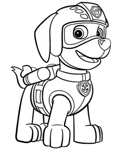 dibujos de patrulla canina imprimir para colorear 🟠🟡🟢🔵