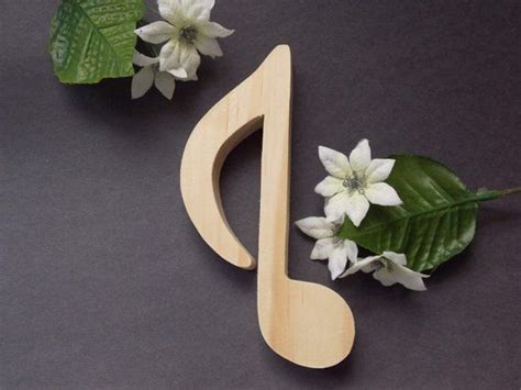 Music Note Unfinished Diy Wood Decoration Wood Diy Wood Decor Music