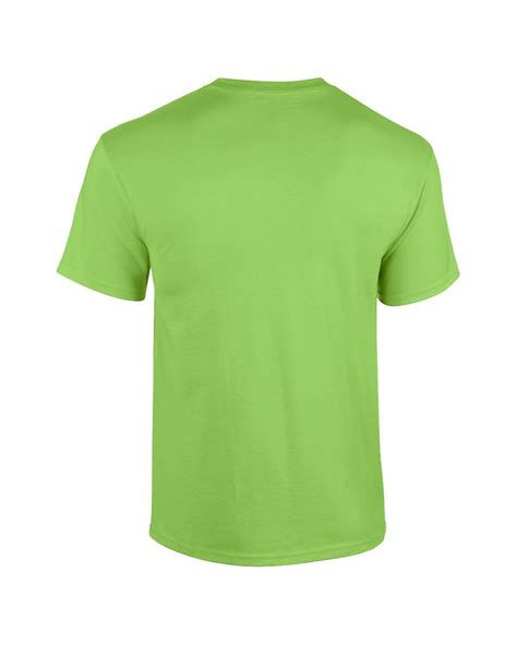 Gildan G5000 Plain Heavy Cotton T Shirt In Lime Green Fruugo Uk