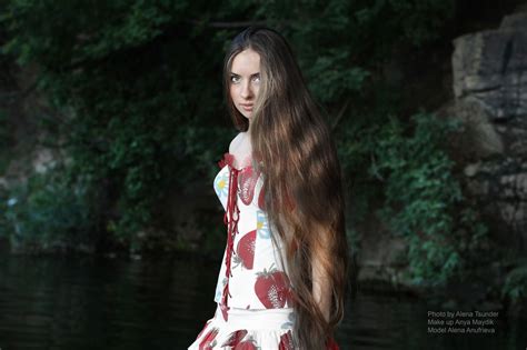 Alena Anufrieva Long Hair Long Hair
