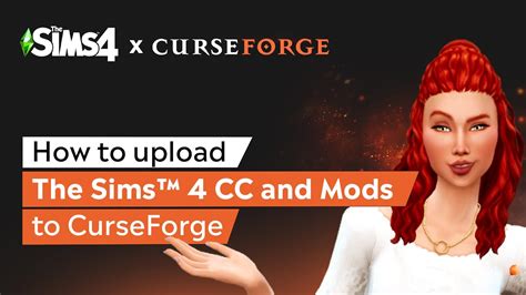 How To Upload The Sims 4 Cc And Mods To Curseforge Youtube