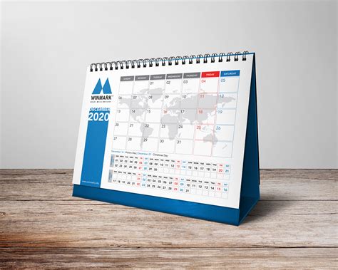 Print Table Calendar 2020 On Behance