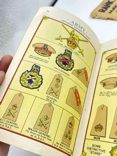 Ww2 1940 42 Editions Rank Badges In The Navy Army Raf And Auxiliaries