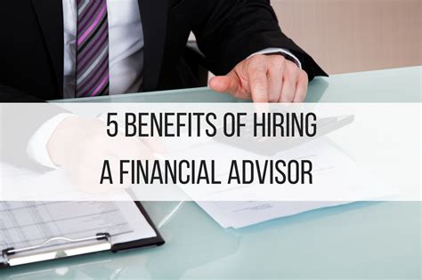 You can get help from vanguard, fidelity, or another mutual fund company; 5 Benefits of Hiring a Financial Advisor | Finance Tips ...